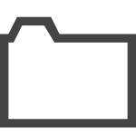 Folder O SVG Icon